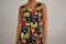 NY Collection Women Sleeveless Stretch Multi Floral Printed Panel Tunic Dress S - evorr.com