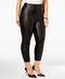 $108 Seven7 Women Stretch Black Pull-On Faux Leather Slim Legging Pants Plus 3X - evorr.com