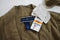 Karen Scott Women's Open Front Long Slv Brown Heather Knit Cardigan Shrug Top S