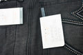 $89 Seven7 Women Black Mid Rise Slimming Silhouette Pencil Denim Jeans Plus 14W - evorr.com