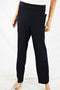 JM Collection Women Stretch Black Comfort Waist Pull-On Slim Casual Pant Plus 1X - evorr.com