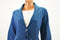 Alfani Women Shawl-Collar 3/4-Slvs Blue 3-Button Cardigan Sweater Jacket Plus 2X