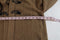 JM Collection Women Wing-Collar Buckled 3/4 Sleeve Brown Knit Cardigan Sweater M