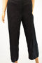 Alfani Women's Stretch Black Faux-Leather-Trim Cropped Casual Pants 8