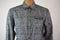 Calvin Klein Men's Long-Sleeves Black Printed Cotton Button-Down Casual Shirt L - evorr.com