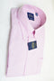 New Eagle Mens Long Sleeve Button Down Pink Slim Fit Non Iron Dress Shirt 17 1/2
