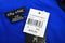 City Chic Women Sheer Sleeve Blue Open Front Pleated Crop Blazer Jacket Plus 16W