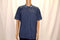 Greg Norman Men's Short-Slv Blue Pima Cotton Diamond Jacquard Polo Rugby Shirt L - evorr.com