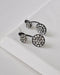 Circular Pattern Rhinestone Studded Drop Earrings id.31590 - evorr.com