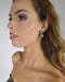 Circular Pattern Rhinestone Studded Drop Earrings id.31590 - evorr.com