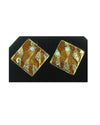 Square studs w/rhinestone detail - evorr.com