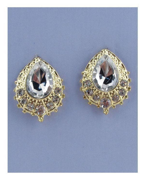 Rhinestone stud earrings - evorr.com