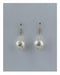 Rhinestone pearl drop dangle earrings - evorr.com