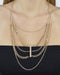 Rhinestone Layered Necklace - evorr.com