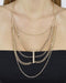 Rhinestone Layered Necklace - evorr.com
