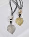 Rhinestone Embellished Metallic Pendant Choker Necklace - evorr.com