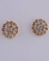Rhinestone Flower Stud Earrings - evorr.com