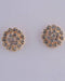 Rhinestone Flower Stud Earrings - evorr.com