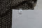 Cable Gauge Women's Metallic Gray Open-Front Striped Cardigan Sweater Coat Top M