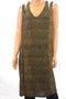 $89 City Chic Women's Gold Glitter Metallic Brown Cut-Out Bodycon Dress Plus 22W