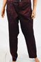 $89 INC Concepts Women's Red Shimmer Skinny Metallic Coated Jeans Pants Plus 18W