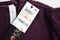 Ideology Women's Long Sleeve Stretch Purple Heather Open Back Blouse Top Plus 2X - evorr.com