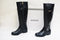 $99 NEW Alfani Women's Jadah Pointed Toe Knee‑High Zipper Boots Black Size 5 US