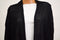 Style&Co Women's Stretch Black Open Front Lace Inset Sheer Cardigan Shrug Top L - evorr.com