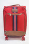 $200 Tommy Hilfiger Free port 21'' Carry On Expandable Suitcase Luggage Red