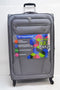 $260 NEW Revo City Lights 2.0 29" Spinner Expandble Travel Luggage Suitcase Gray