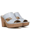$125 New Naturalizer Women's Blue Evette Slide Wedge Heel Sandals Size US 7.5 - evorr.com