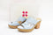 $125 New Naturalizer Women's Blue Evette Slide Wedge Heel Sandals Size US 7.5 - evorr.com
