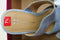 $125 New Naturalizer Women's Blue Evette Slide Wedge Heel Sandals Size US 7.5 - evorr.com