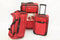 $200 NEW TAG Travel-Collection Springfield III 3 Piece Suitcase Luggage Set Red