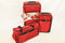 $200 NEW TAG Travel-Collection Springfield III 3 Piece Suitcase Luggage Set Red