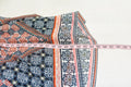 Trixxi Juniors Women's Halter Blue Printed Contrast Lace Open-Back Maxi Dress S - evorr.com