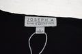 Joseph A Women's V-Neck Dolman-Sleeve Black Pleated Chiffon Blouson Blouse Top S - evorr.com