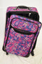 $200 TAG Travel Springfield III Print 27'' Travel Suitcase Luggage Purple Floral
