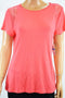 INC International Concepts Women Stretch Red Mesh Shoulder Blouse Top Petite XL - evorr.com