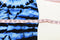 New ECI Women's Stretch Blue Printed Tie-Dye Keyhole Halter Long Maxi Dress M - evorr.com
