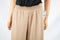 New NY Collection Women's Brown Elastic Waist Wide-Leg Pull On Culotte Pants M