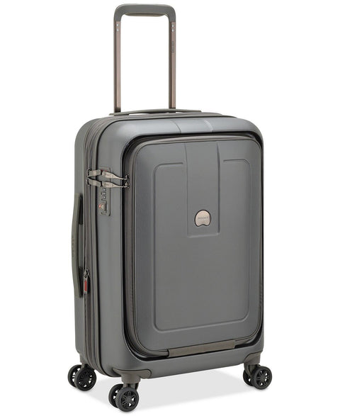 $280 Delsey Helium Shadow 4.0 21" Hard Spinner Carry On Suitcase Luggage Gray