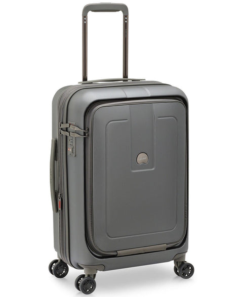 $280 Delsey Helium Shadow 4.0 21" Hard Spinner Carry On Suitcase Luggage Gray