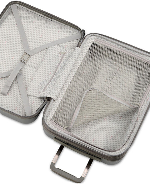 $280 Delsey Helium Shadow 4.0 21" Hard Spinner Carry On Suitcase Luggage Gray
