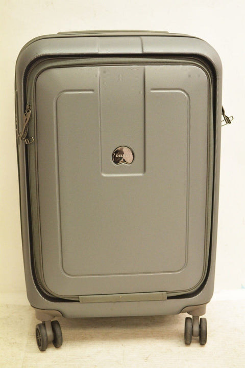 $280 Delsey Helium Shadow 4.0 21" Hard Spinner Carry On Suitcase Luggage Gray