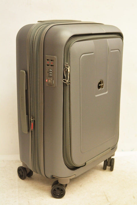 $280 Delsey Helium Shadow 4.0 21" Hard Spinner Carry On Suitcase Luggage Gray