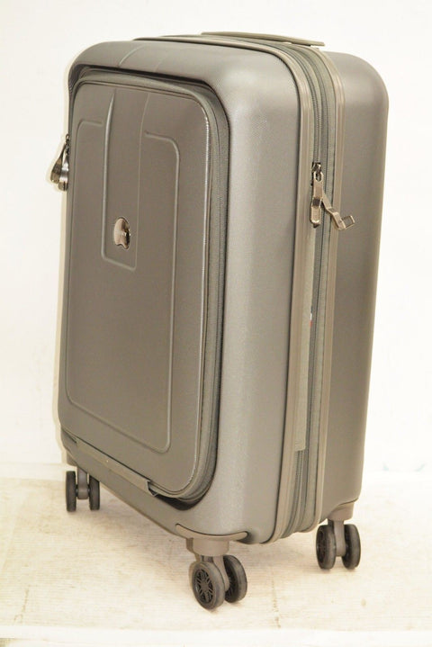 $280 Delsey Helium Shadow 4.0 21" Hard Spinner Carry On Suitcase Luggage Gray