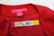 New Catherine Malandrino Women's V-Neck Long Sleeve Red Hi-Lo Tunic Blouse Top M - evorr.com