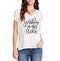 William Last Women's White Sunshine In My Pocket Graphic T-shirt Top Medium - evorr.com