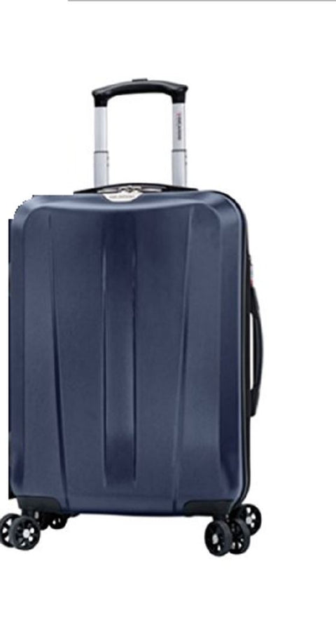 $280 Ricardo Beverly Hills 21" Hardcase Expandable Spinner Carry On Luggage Blue